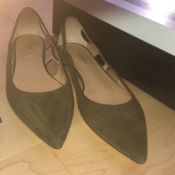 NWT Aquazzura forever ballet suede flats - Picture 6 of 11